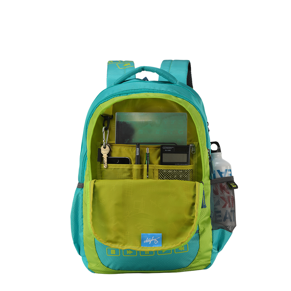7 BINGO PLUS 01 SCHOOL BAG BLUE Grid